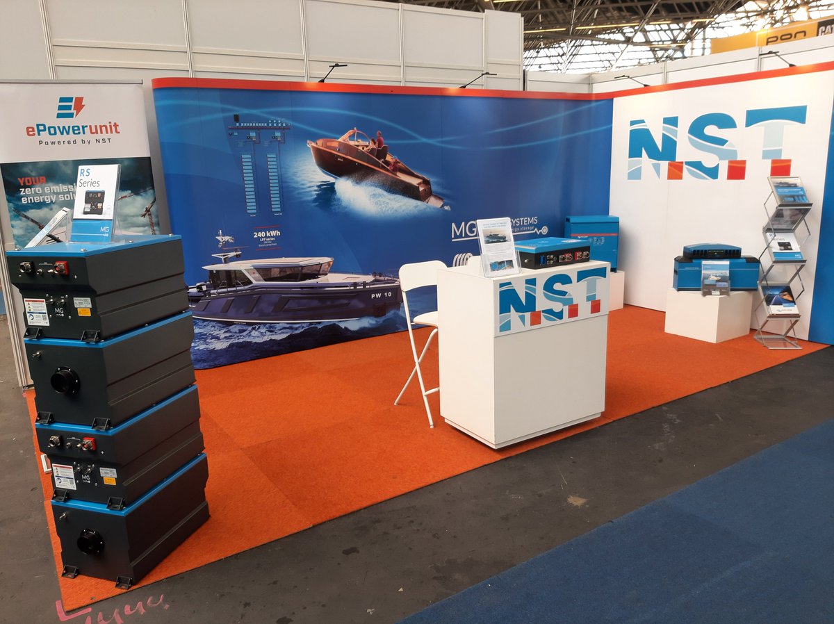NSTBV's tweet photo. Wij verwelkomen u graag op stand 1444 op de #ElectricenHybridMarineExpoEurope in de #RaiAmsterdam. De Internationale beurs voor elektrische en hybride oplaad- en voortstuwingstechnologieën en -onderdelen voor de maritieme industrie. https://t.co/0wLZI4lghV