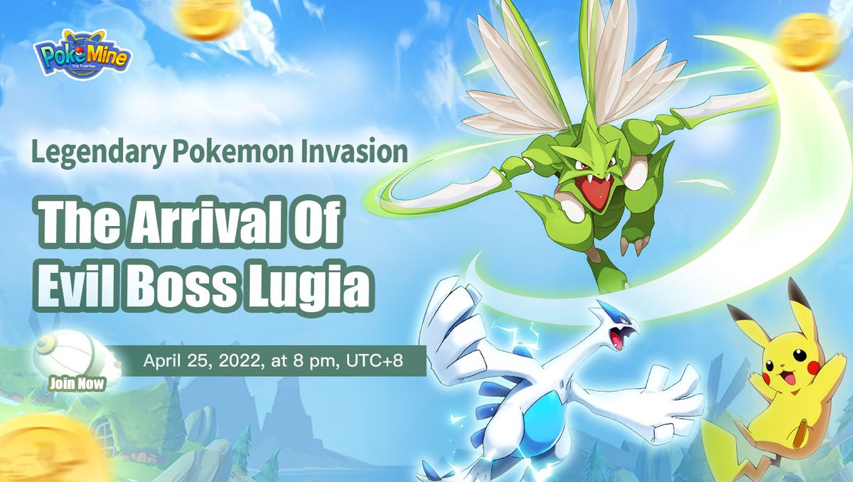 ivyvon2's tweet photo. 🙌🔥Hello PokemineGo trainers!! i'm inviting you all to defeat the evil bosses every 9:00 PM 🚨to 9:30 PM 🚨daily and let's all together save the DEME universe from the wicked plot!🎯

💡Read more https://t.co/4KbGHSxOpv

#metaverse #NFT #gamefi #Pokemon #Gamefi #BSC https://t.co/nyYfVjmls9