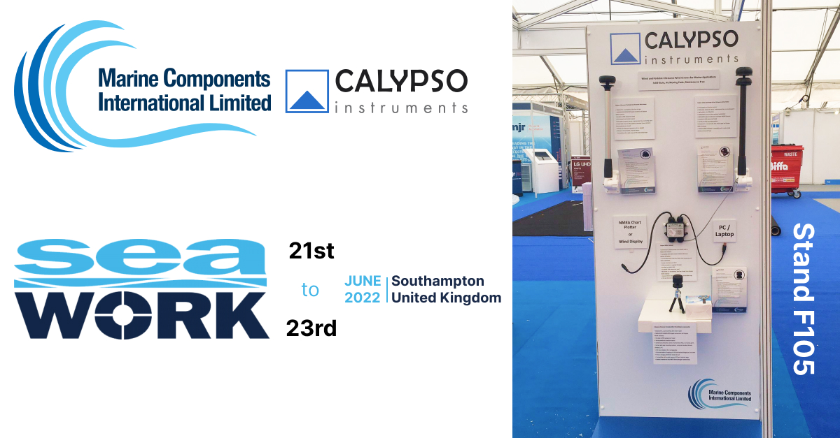 We are excited to let you know that our Uk partners <a href="/MarineCompLtd/">Marine Components International</a>  are attending the #seawork2022  this year in Southampton, UK. 
If you are attending, We would love you to stop by. Their booth number is F105.
#marineindustry #uk #windmeter #windspeedanddirection
