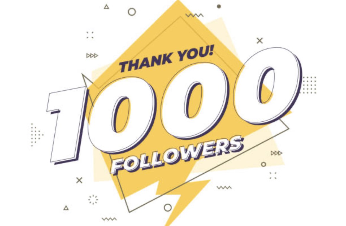 I anledning at vi har rundet 1000 følgere ønsker vi å takke alle våre følgere!🙏🙏 Alle som retweeter denne posten er med i konkurransen om en gratis måned i vår vip gruppe! Vinneren trekkes i kveld 🎉