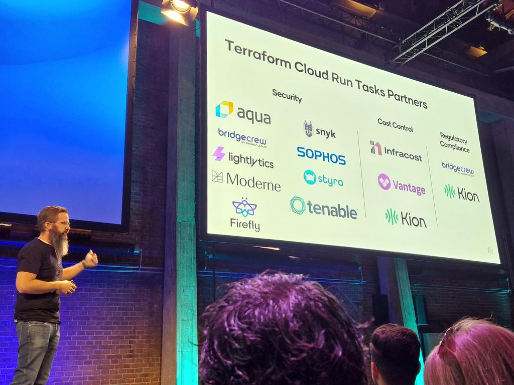 Awesome to see Infracost demoed at <a href="/HashiConf/">HashiConf</a> Europe. Thank you <a href="/kmruddy/">Kyle Ruddy</a>!