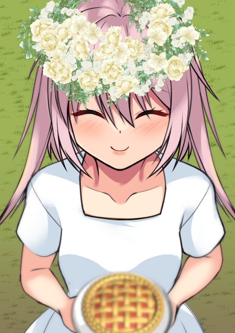 祝祭にパイを作ってくれた夜露ちゃん 