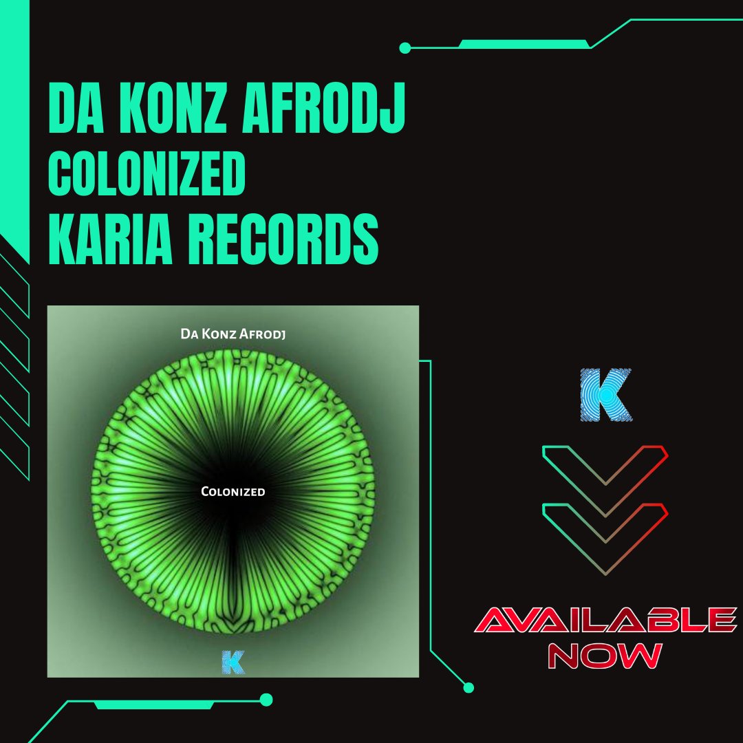 KariaProduction's tweet photo. “Colonized” is currently available worldwide !
Da Konz Afrodj releases first single of 2022 ‘Colonized’
Stream &amp; Download Here : 
https://t.co/0SaBs515lN
#beatport #dakonzafrodj #newmusicfriday #colonized #kariarecords #findyoursounds #songoftheday #newsingle #FridayFeeling https://t.co/jXA1agWaLa