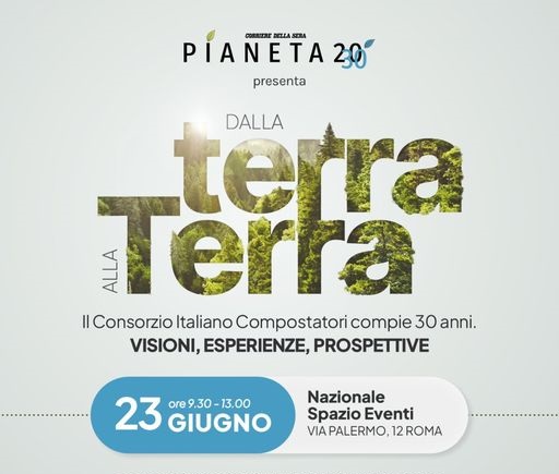 📅 Domani mattina, alle ore 10:30 a Roma, si svolgerà l'evento "Dalla terra alla Terra", organizzato dal <a href="/ConsorzioCIC/">Consorzio CIC</a> per festeggiare i 30 anni di attività.
👉🏻 Per maggiori informazioni sugli ospiti e sulla diretta streaming, clicca qui: compost.it/news/1992-2022…
#CIC #SacchETICO