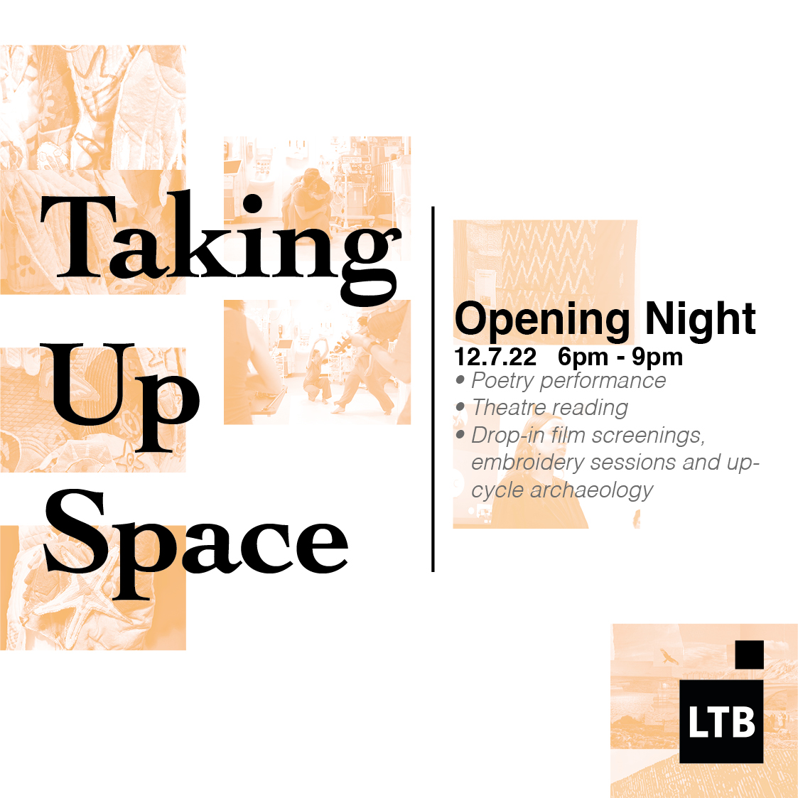 hughson_g's tweet photo. 🎊🖼We are putting on an exhibition! 🖼🎊
Taking Up Space brings together the socially engaged practices of artists, poets, and academics from Coventry University. For more details and tickets visit: https://t.co/vvY6CB6uCh
#exhibitionopening #practiceresearch #designandresearch https://t.co/Drs2JJIv5v