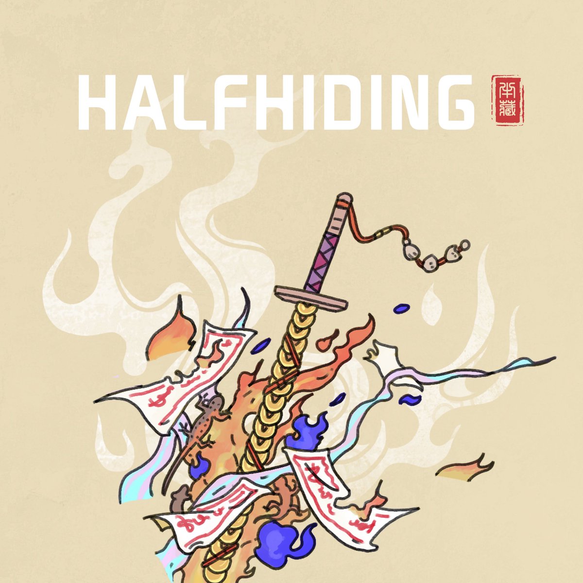 HalfHidingNFT's tweet photo. Day5☯️
The fifth ornament is  here! it's one of the most important ornament in HalfHiding's concept and we call it "bing huo"🤍☯️🖤
("bing huo": Yang-fire, fire of enthusiasm which give you endless power. )

#nft #NFTs #nftart #NFTNYC #NFTCommuntiy #opensea https://t.co/jZZQ2oRxop