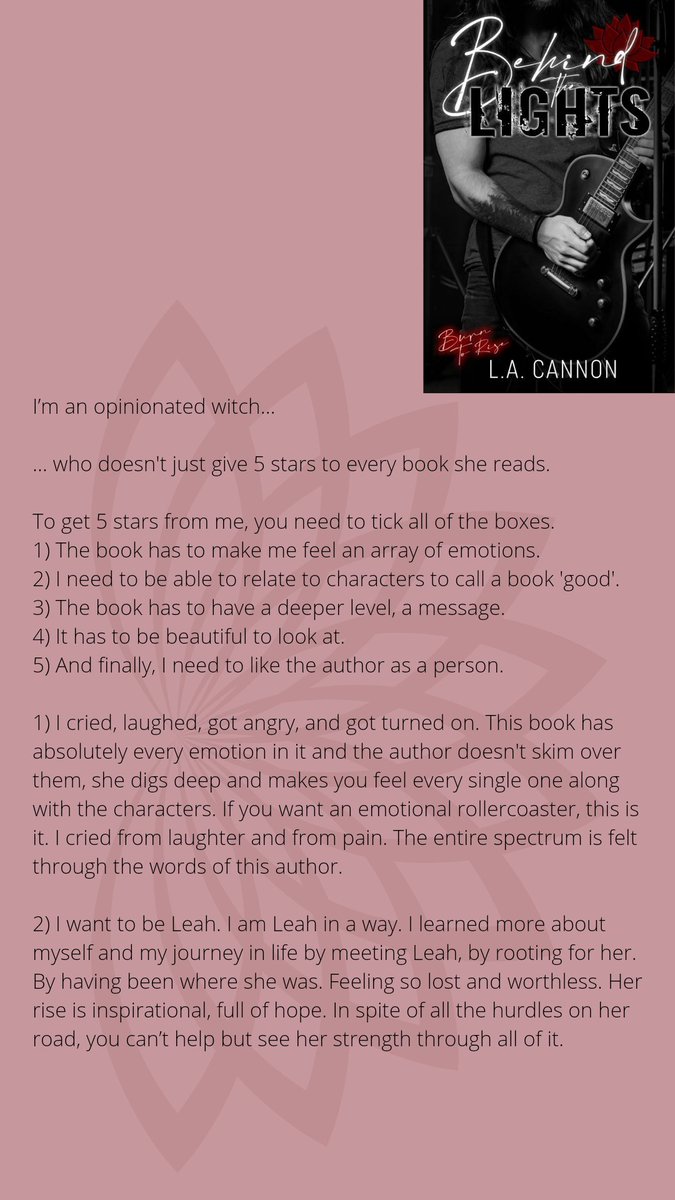 Hankiebeer's tweet photo. @lacannonbooks ❤️
#indiebookreview #indiebook #bookreview #indieauthor #rockstarromance #metalbook #BookRecommendations https://t.co/VIpsKumNSw