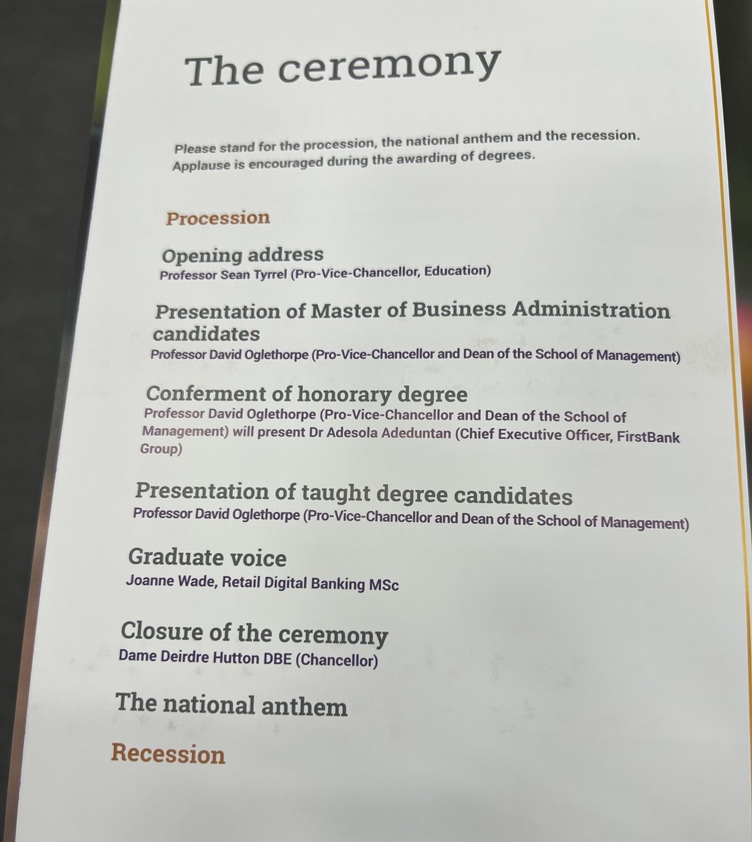 OgbeniDipo's tweet photo. EXCLUSIVE: Congratulations Dr @AAdeduntan, CEO @FirstBankngr Group on your conferment with an Honorary Doctor of Science degree by @CranfieldUni. #CEOFirstBankXCranfield
#CranfieldHonorsAdeduntan
#CranfieldGrad https://t.co/3o0xmwjgOF