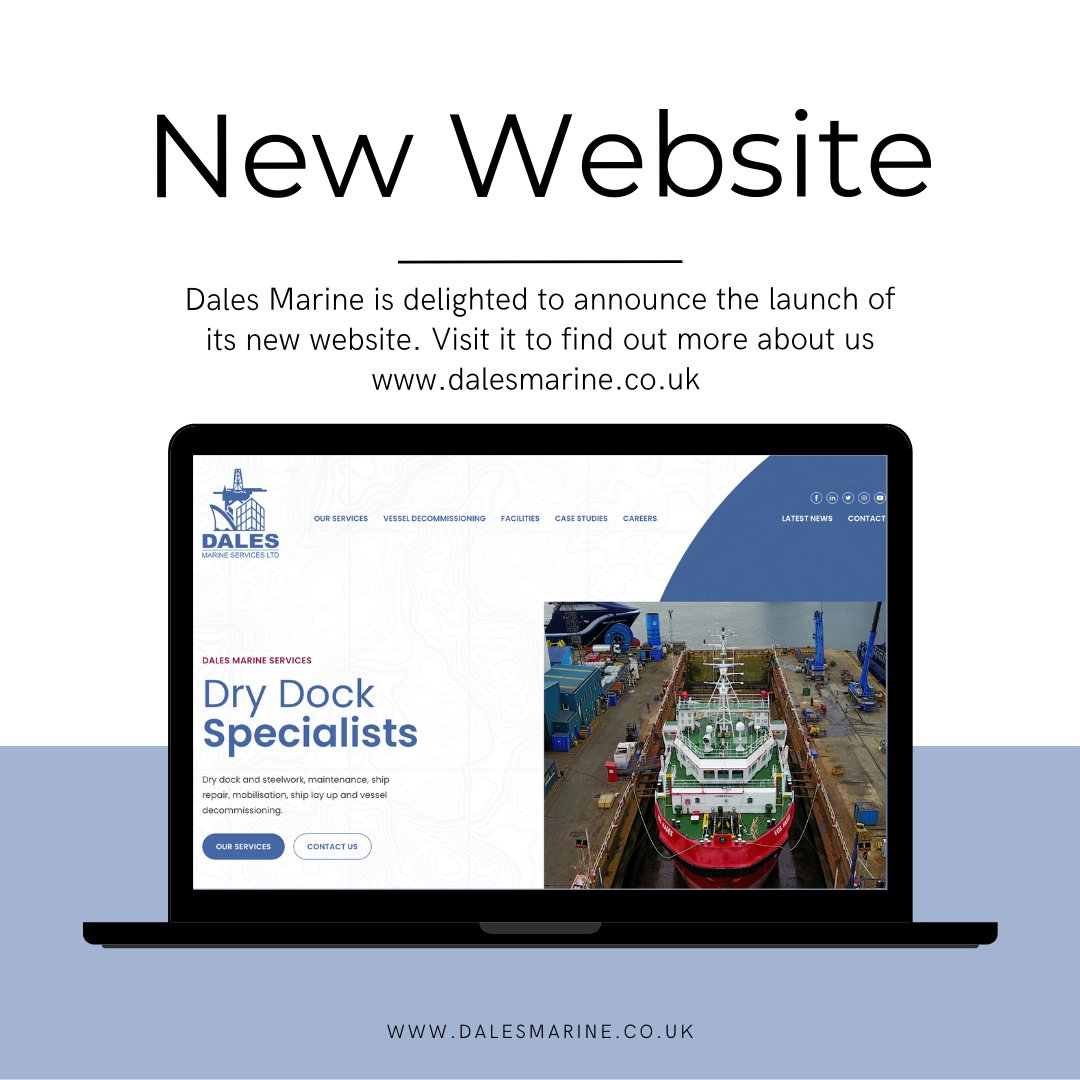 DalesMarine1's tweet photo. Dales Marine is pleased its newly updated website is now live! Visit https://t.co/lw7ATBK01R to find out more about the services offered.
#cpdesign #cpandco #dalesmarine #dalesmarineservices #dalesmarinewebsite https://t.co/Gz7R3hv1BU