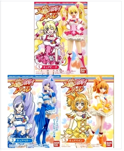 フレプリ食玩フィギュア、
第1弾がキュアドールで、
第2弾がプリキュアートらしい
迷走の時期やな
ちなみに土台の使用が違います 