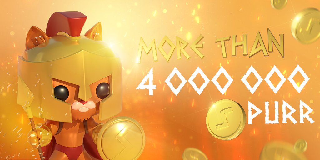 CatsSparta's tweet photo. 4 066 829 $PURR were transferred to the user's wallets 🔥🥁

It’s 1958 of my lovely kitties! 

☄️ PURRfect news, that u can join to my CatBot and earn #PURR: https://t.co/tWbLB7nxUS

#SpartaCats #Airdrop #memecoins https://t.co/4fXIGB201v