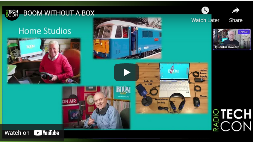 Canstream's tweet image. Hear how the team at @BoomRadioUK decided to build a radio station… With no studios, no buildings, no racks room and at the height of a national lockdown when visits to presenters’ homes weren’t possible. /via @RadTechCon 
radiotechcon.com/catch-up-video…