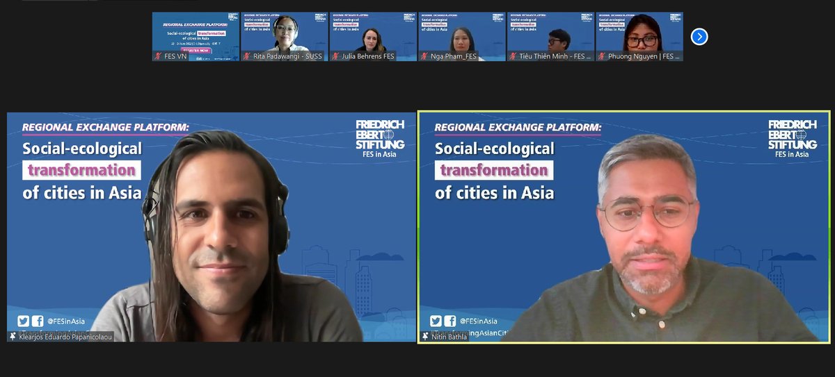 FESinAsia's tweet photo. Filmmakers and researchers @nitin_bathla and Klearjos Papanicolaou spoke about one of their latest projects: #NotJustRoads, an ethnographic documentary that narrates the story of a massive urban transformation underway in India.

📺Watch the trailer here: https://t.co/CwhYkeIOnZ https://t.co/XZCun9Lcmy