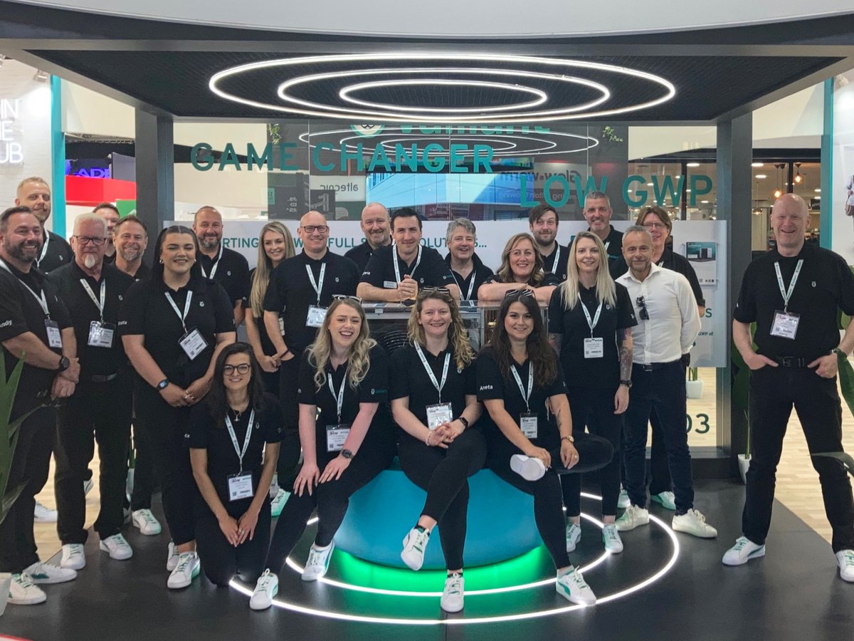 Day 2 of Installer Show and the team are ready to go! Visit our stand today to meet the team, join in with some live discussions and to find out about all things Vaillant! @installermag 💚🐰