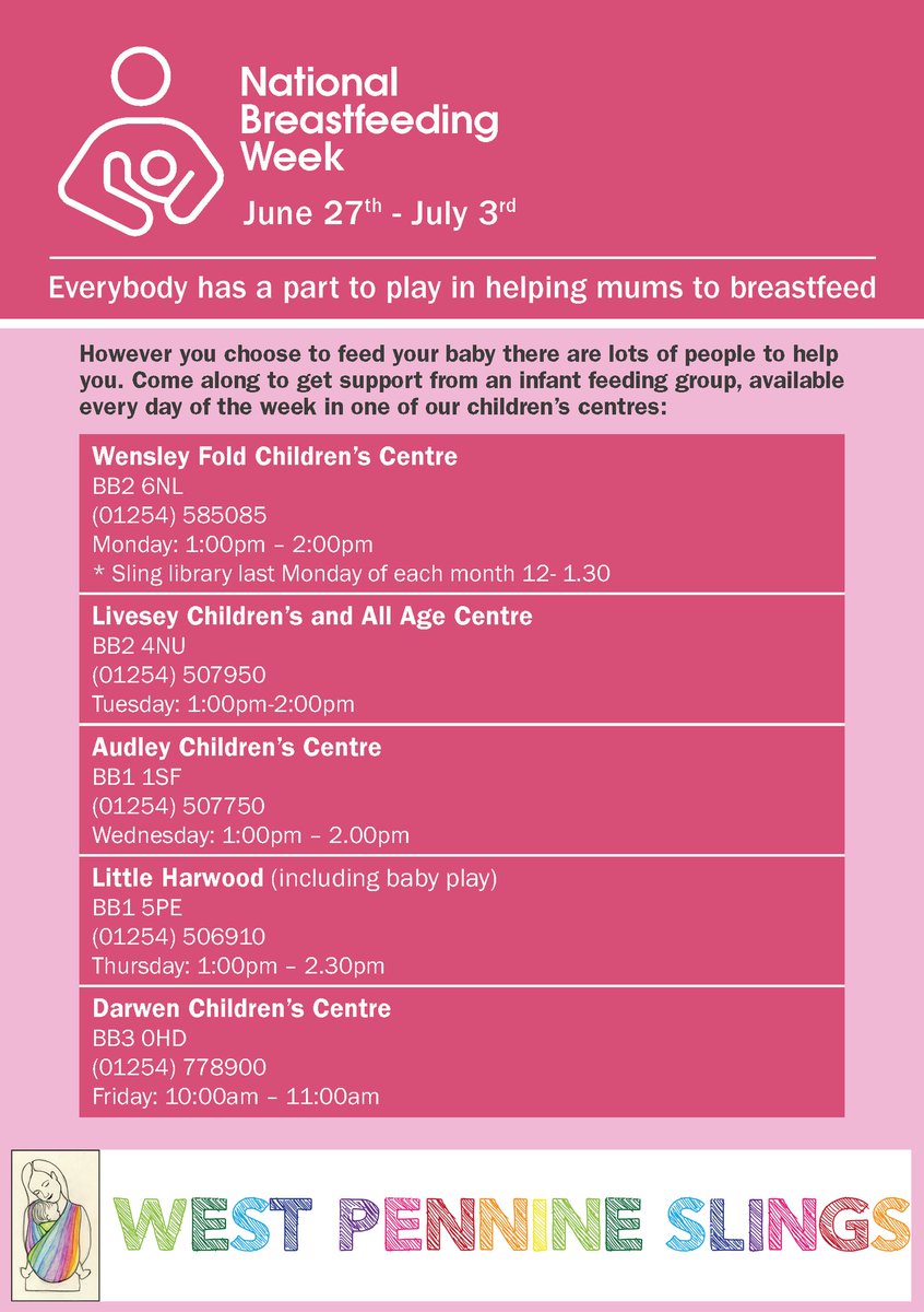 Only a few days to go until the #FreeFamilyFun day celebrating our #BreastfeedingFriendly borough on Darwen Market Square 😊 see you there! #AllWelcome  #BabyFriendly #BWDBreastfeedingFriendly #NationalBreastfeedingWeek #EveryoneHasAPartToPlayHelpingMumsToBF #BlackburnWithDarwen