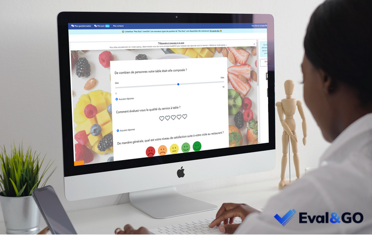 Découvrez les nouvelles questions qui ont été ajoutées à l’interface “Mes Quiz” ! 😀

Saisie de texte ou de nombre, Curseur, Échelle, NPS, Émoticônes, Évaluation...Ces nouveaux types de questions sont désormais disponibles sur Eval&amp;GO.

 #evalandgo #questionnaire #quiz