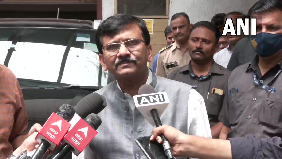 ANI's tweet photo. Kaziranga is a good place to visit. The area is also receiving good rainfall. Those who want to see nature can go there: Shiv Sena leader Sanjay Raut when asked about Maharashtra MLAs camping in Guwahati, Assam https://t.co/6jx8CAj72C
