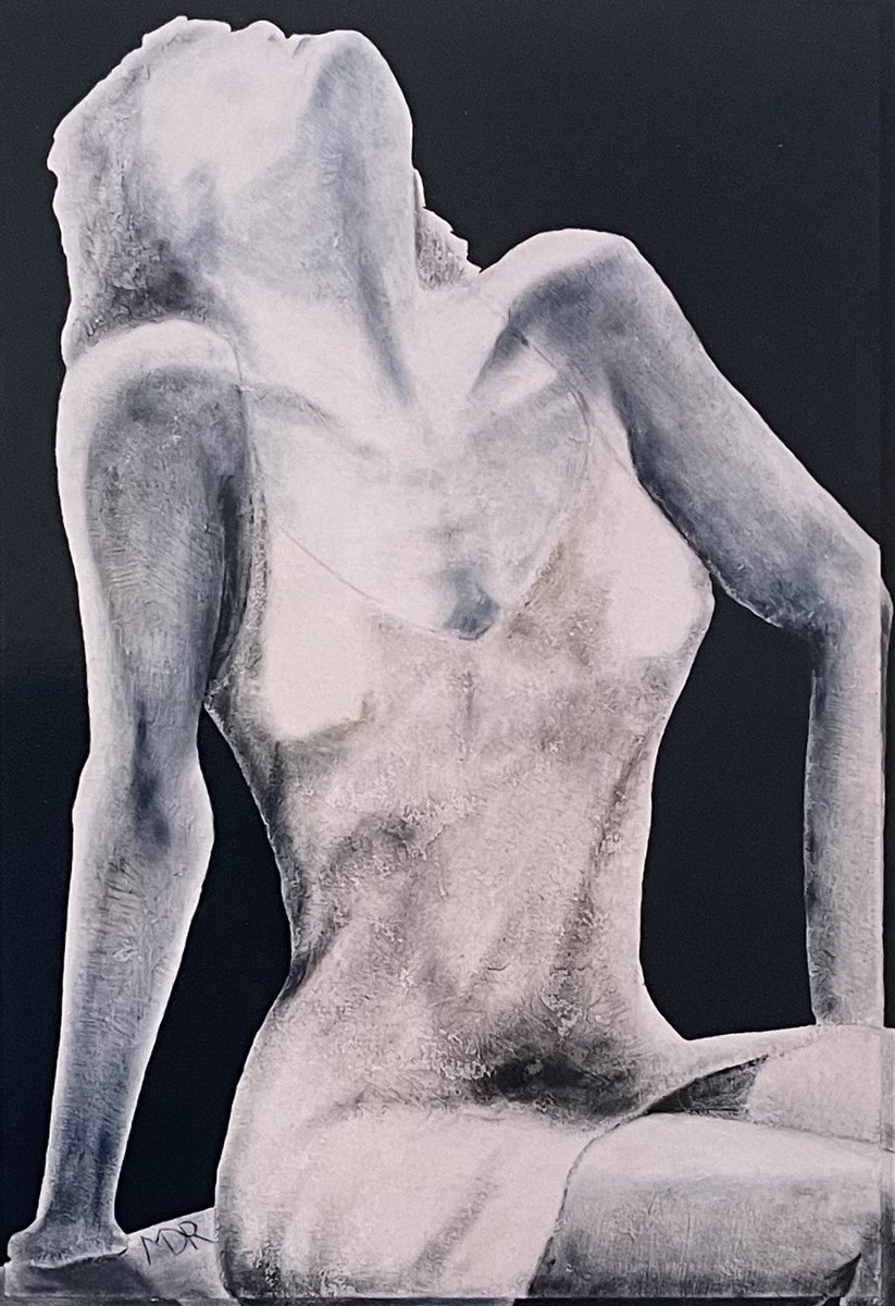 🖼 SENSUALITY 🖼

1/1 edition open for offers on <a href="/KnownOrigin_io/">KnownOrigin.io</a> ❤️

Italian artist Mauro De Rubeis 🇮🇹

the sculpture of the female body is made in relief with plaster paste on a wooden board. the whole is painted in acrylic with a particular technique.

- link in comments-