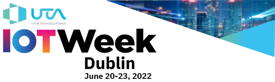 UrbTechAlliance's tweet photo. UTA presents its #citizen centric approach to #smartcities at #IoTWeek2022. A session with @jcudden @gricart and @digitalpythia and chaired by UTA CTO @rodgerlea https://t.co/2i8b72Op82 https://t.co/hRSpkeZqrZ