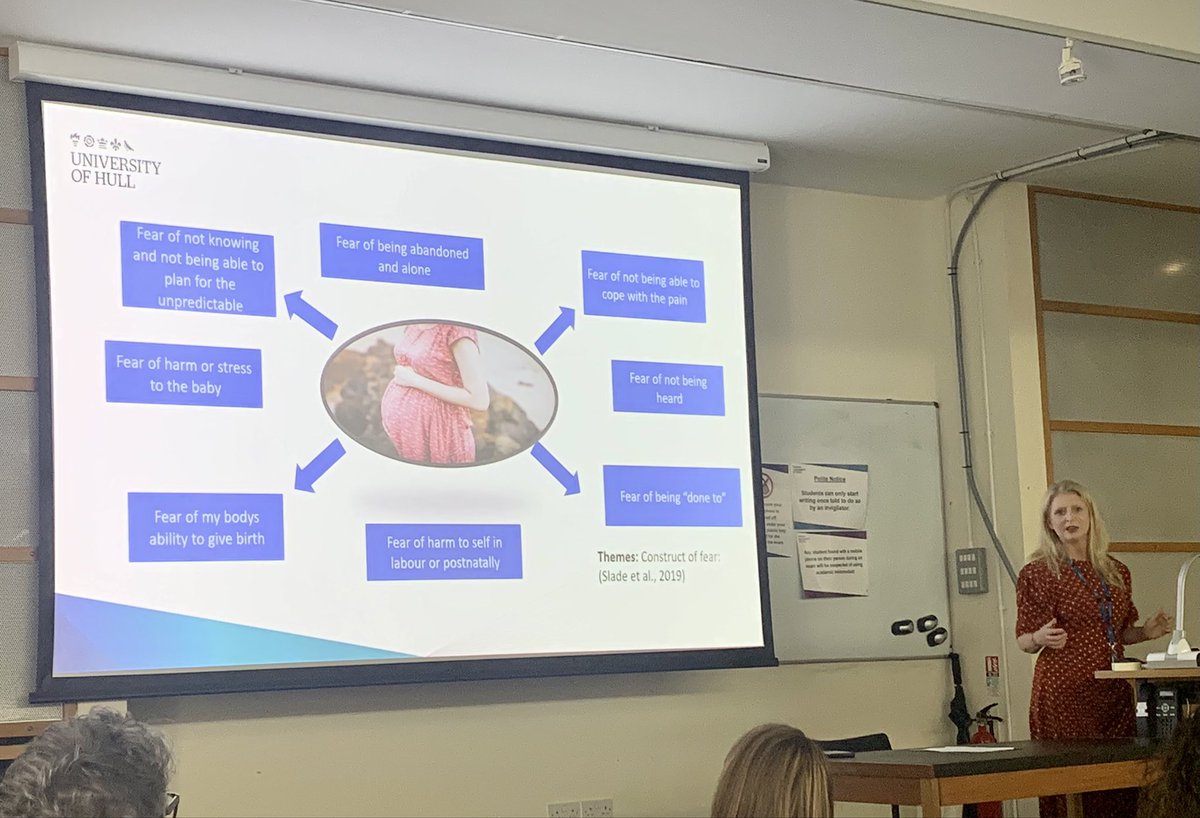 ‘Tokophobia is a marker for many other perinatal MH problems’ important point made by @calimarshall at todays #tokophobia_2022 event. Reiterating the importance of early identification, interventions & partnership pathways to ensure best outcomes 👏