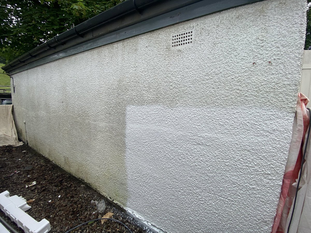 Another day of spraying this time a large garage.