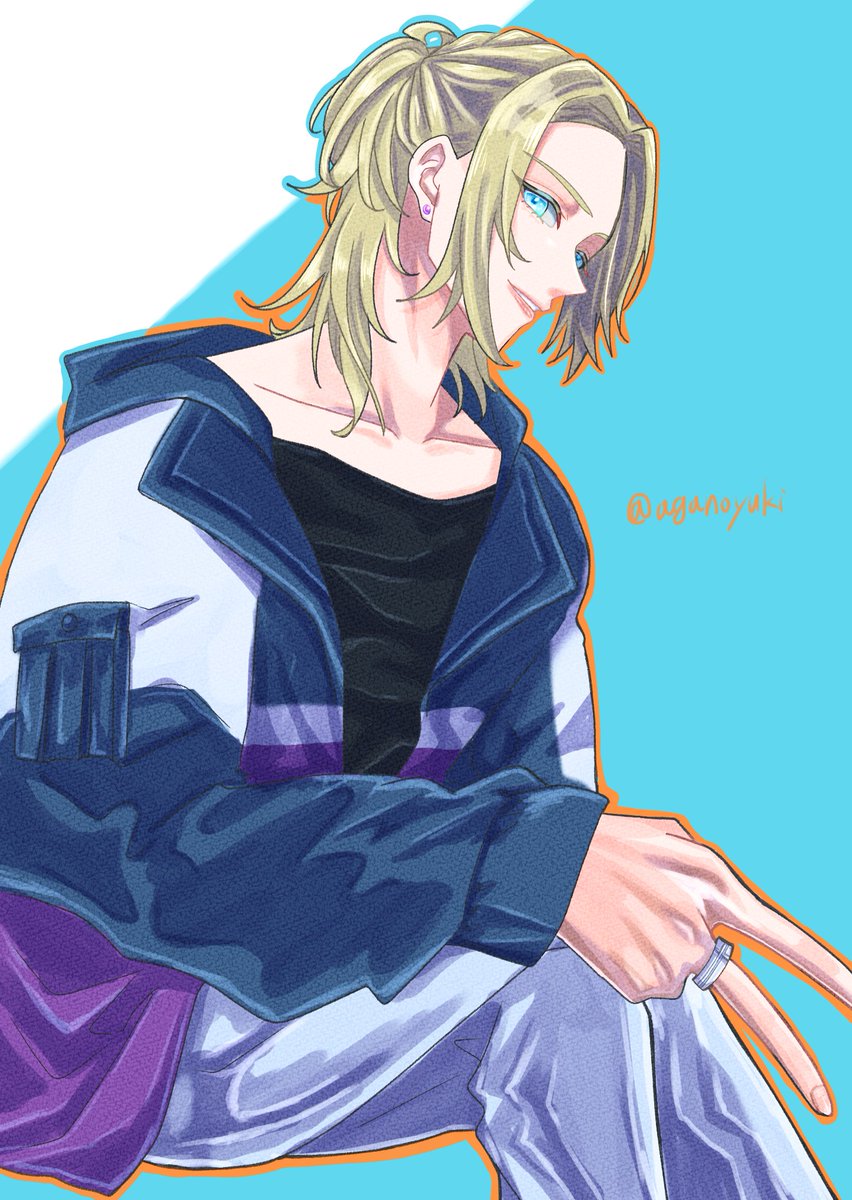 ハーフアップ男子 のイラスト マンガ コスプレ モデル作品 13 件 Twoucan