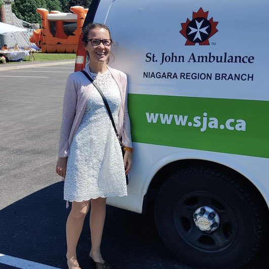 AdamKSTJ's tweet photo. #StJohnWeek Meet our new @SJA_in_Niagara Board Director, Natalie, who is returning to us after several years leave to raise her family & complete her Masters. She is a Licensed Funeral Director, Grief Specialist & a Serving Member of the Order @StJohnINTL Welcome back Natalie 🙏🏼 https://t.co/J4Yp1UuhQt