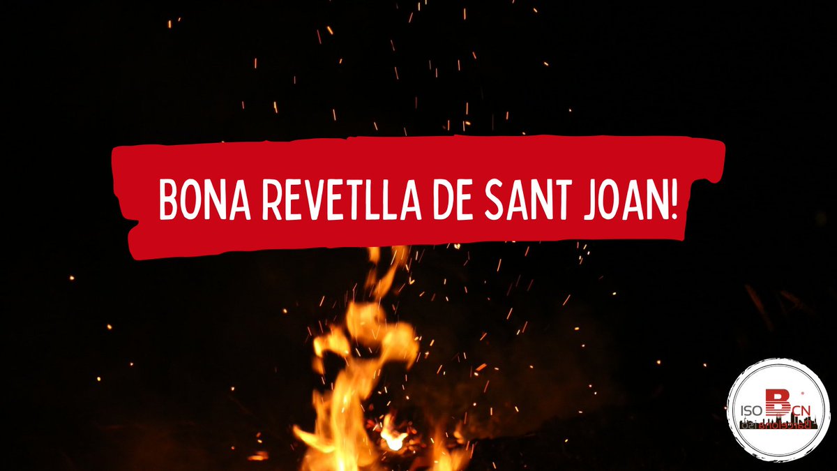 iso_bcn's tweet photo. @iso_bcn us desitja una bona revetlla de Sant Joan, la nit més curta de l'any!

#consultoria #revetlladesantjoan #nitdesantjoan #santjoan22 #isobcn #equip #barcelona https://t.co/520X3yt64C
