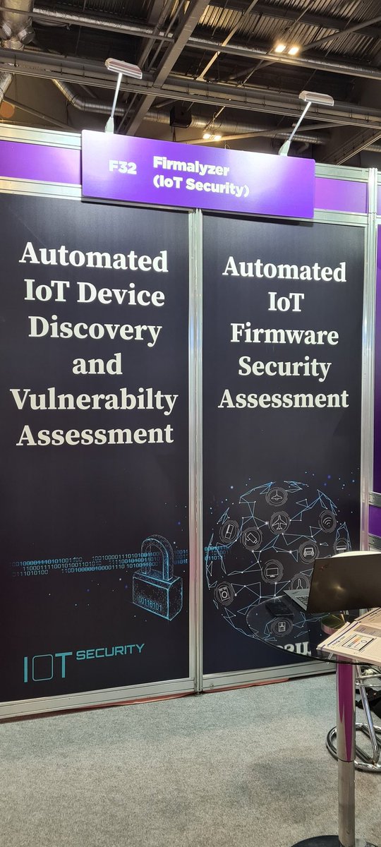 Interested in #IoT #Security? Visit us at stand F32 at #InfosecurityEurope2022