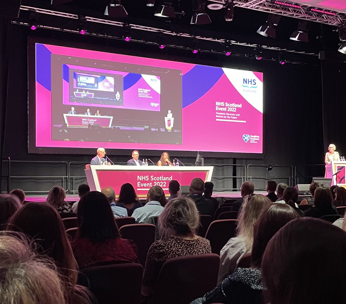 Great start to Day 2 of NHS Scotland Event with an update on National Care Service. Big change coming.  #NHSScot22 #rightcarerightplace #UUCScot #NCS