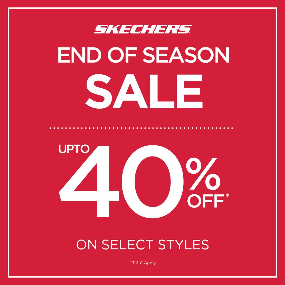 GSMmallhyd's tweet photo. End of Season Sales starts at your @SkechersIndia   @GSMmallhyd https://t.co/SKn9nLFOQR