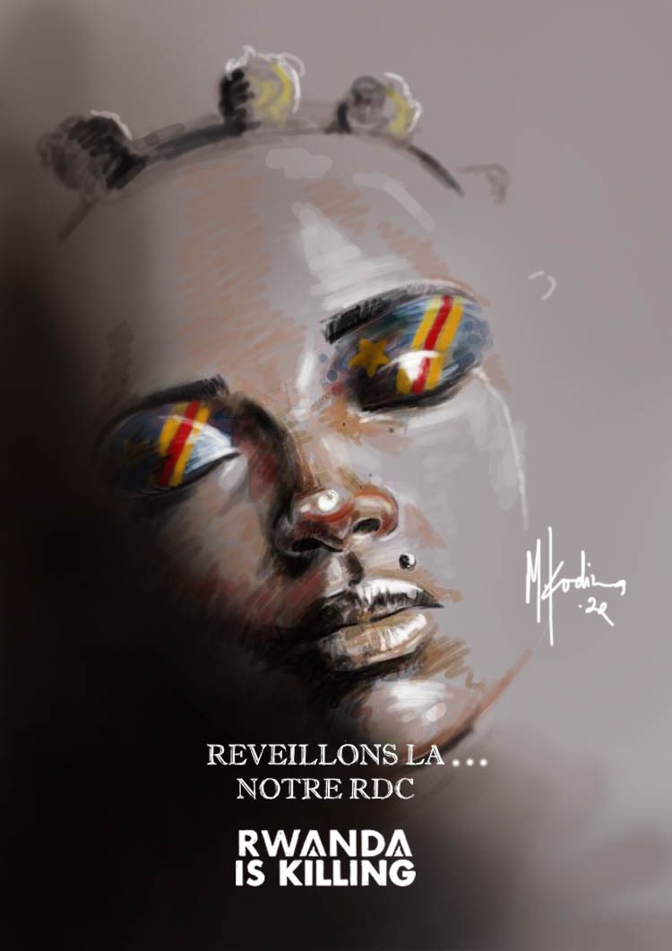 🇨🇩❤️🙏🏾 le sommeil aime le silence, continue à faire du bruit elle va se réveiller✊🏾 #mkadima #RwandaIsKiling
