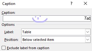 SarDeBar's tweet photo. @MicrosoftHelps I assume the reason for this silly display of figure/table captions in #microsoftword is for it to act as a preview (table caption is center aligned) but this is so frustrating and makes no sense at all
#uxfail https://t.co/R0a9hgd6SP