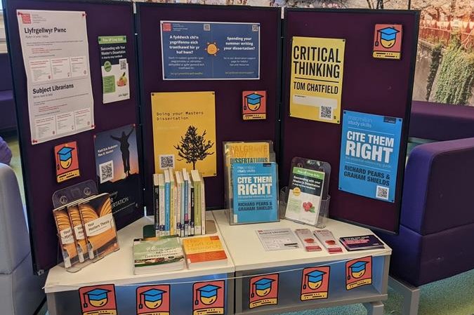 cardiffunilib's tweet photo. Dissertation stations now assembled in our libraries. Books to guide you though the Masters dissertation process and links to key electronic resources. 

If you're new to academic writing or need a refresh, we've got you: https://t.co/a1pypZvXuG 💪🔖 https://t.co/8n1MoJCrNL