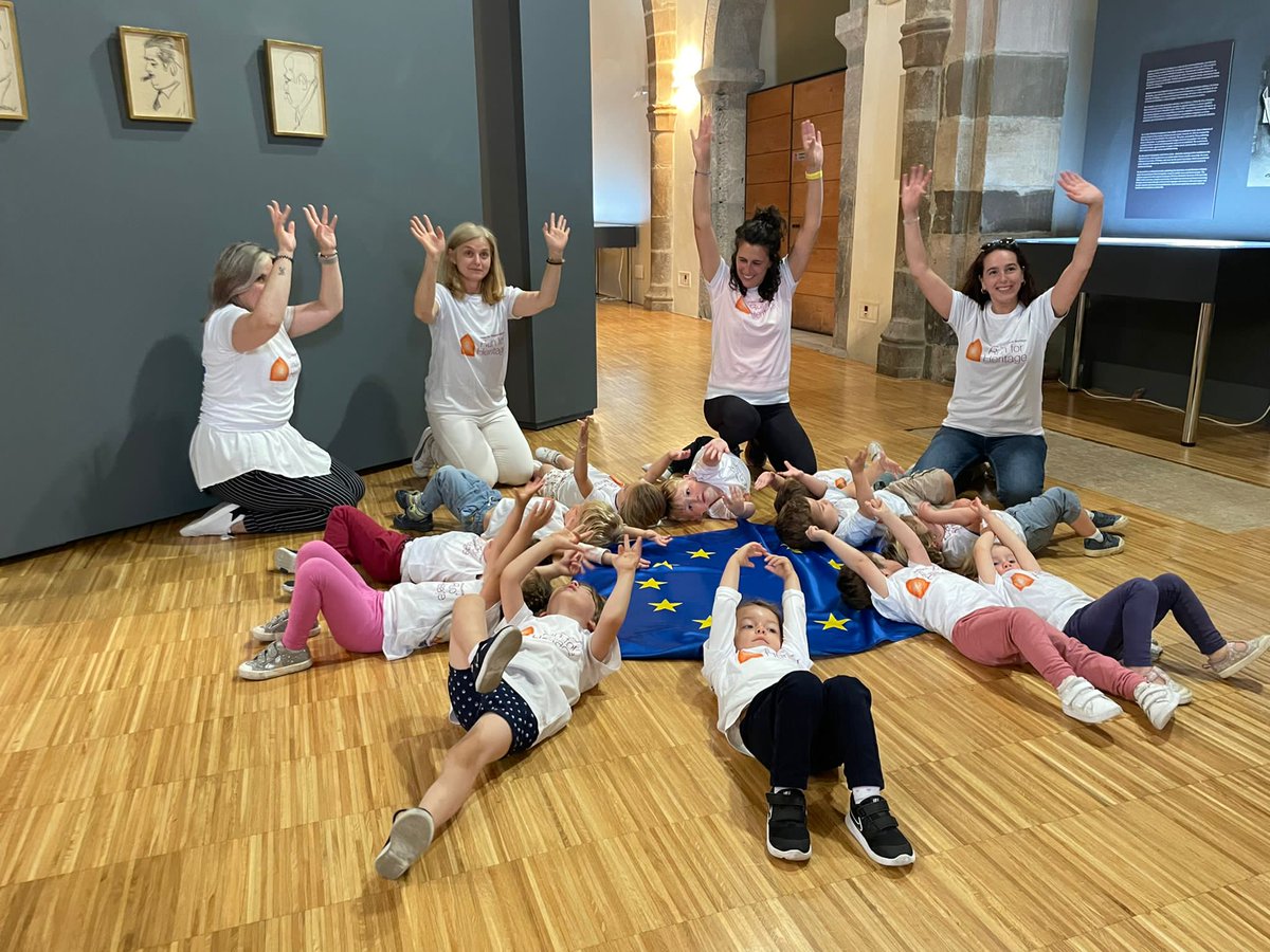FRH_Europe's tweet photo. 😍Our hearts are melting with the photos of our last #RunforHeritage!
A group of two-year-olds visited FRH member @CELebaniegos in the old church of St Vincent of Saragossa in Potes, Spain🇪🇸.
It is never too early to discover and enjoy our beautiful #ReligiousHeirtage.#EYY2022 https://t.co/zXZ8T9hjCw