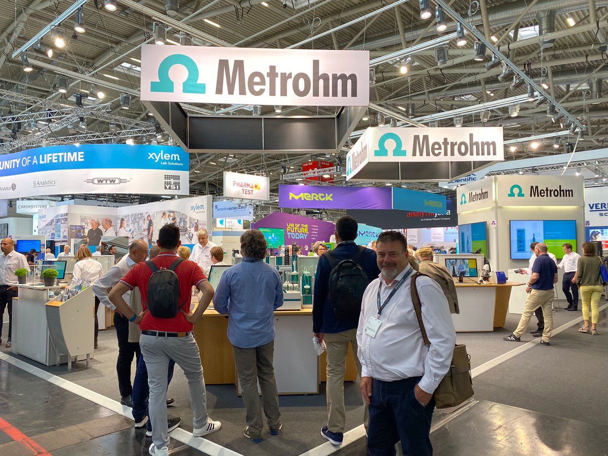 LC_Services_Ltd's tweet photo. We are here for the @analyticaFair in Munich, Germany 🇩🇪 walking around and seeing what the industry has on offer. 🧪
#analytica2022 #analytica #exhibitiontime https://t.co/828Pfql9H6