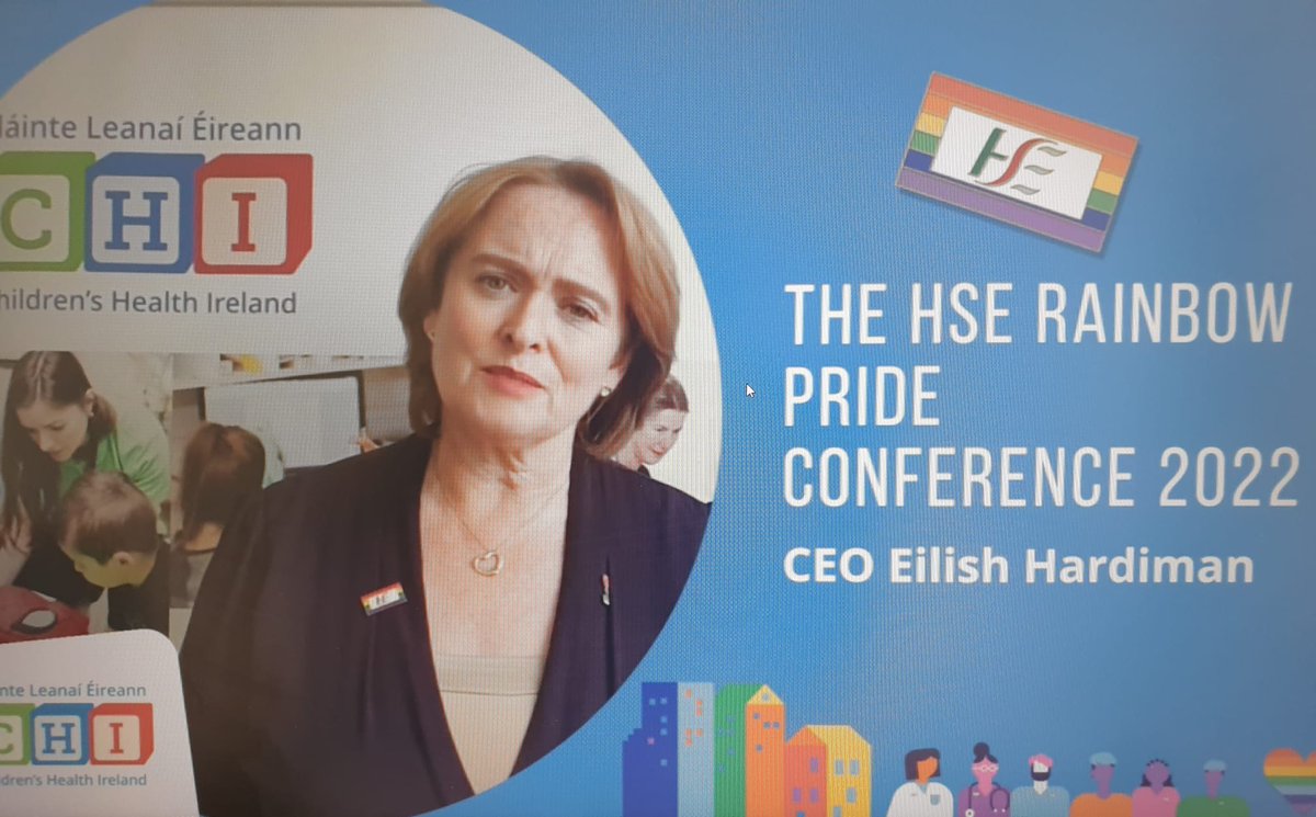 CHIatConnolly's tweet photo. 'Our staff in CHI physically demonstrate by wearing the #HSERainbowBadge that we are open to having conversations with our LGBTQI+ patients on this important topic' @CeoHardiman 

#HSEpride22 

@HSELive 
@LinnDaraSchools 
@RainbowNHSBadge 
@nch_info https://t.co/YUYqczXZcZ