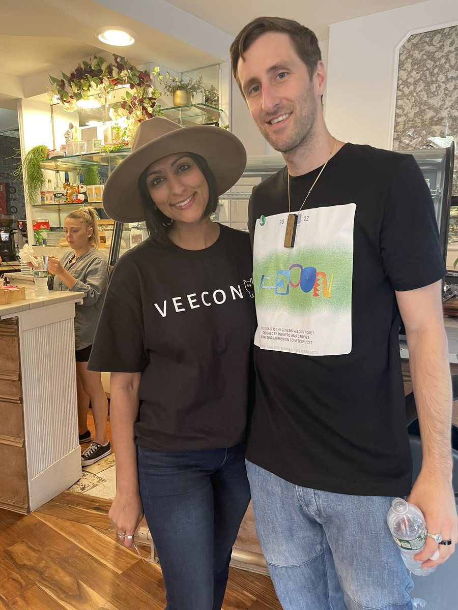 SeemaAlexander's tweet photo. Honestly, @veefriends feels like home. Thank you @krainak and @garyvee for curating a diverse community of so many incredible people —-focused on making a mark in this Web 3 space. #LFG @137pm @bee__wells @schmupergirl @mikeejt @nfdaddys @NoblePromiseNFT https://t.co/Rx7ItbhE77