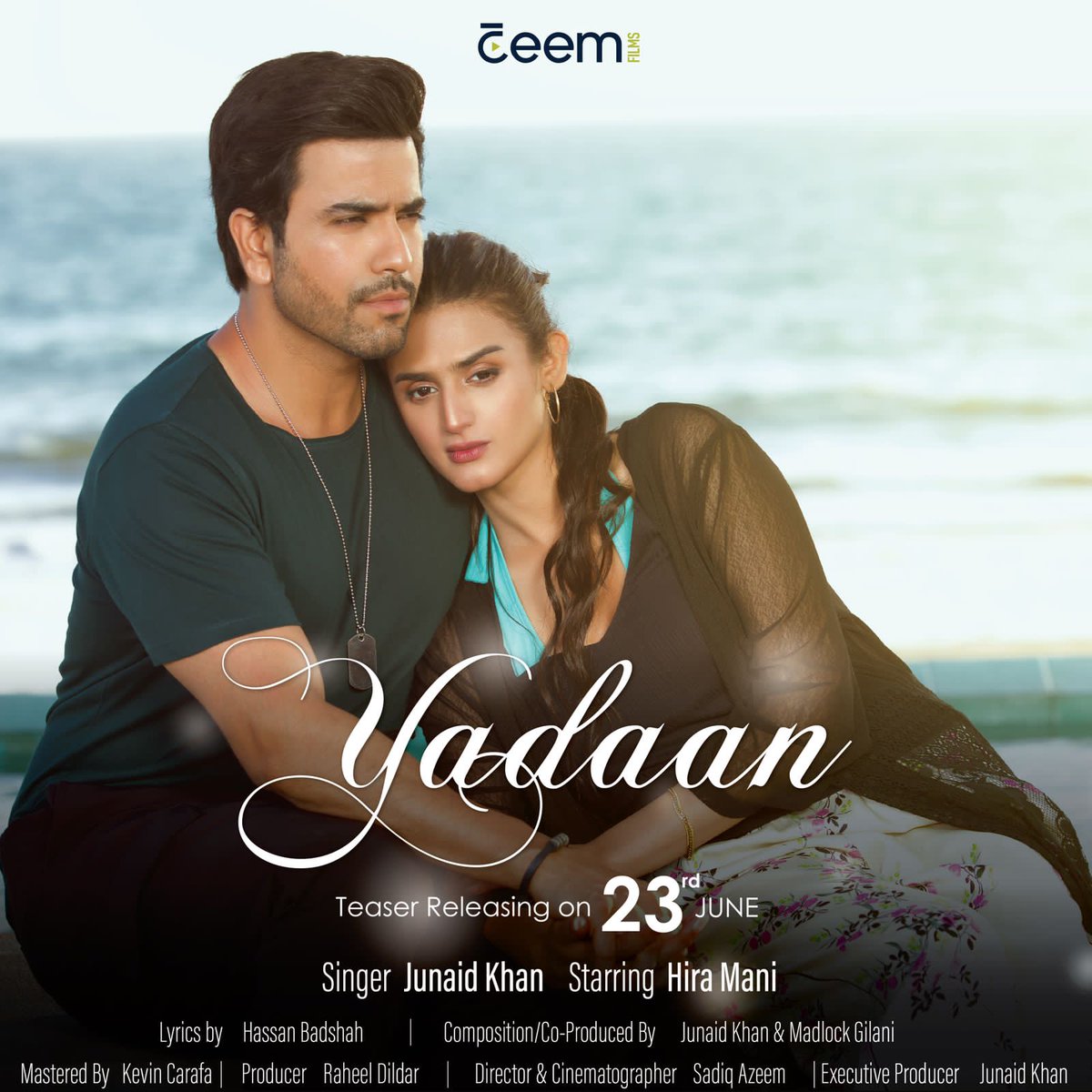MediaSpringPk's tweet photo. #JunaidKhan will be dropping the teaser of his latest song #Yaadan alongside #HiraMani and we can not wait to see what these two stars are upto💯‼️
@itsJunaidKhan
@HiraManii https://t.co/whAbnXxlGV