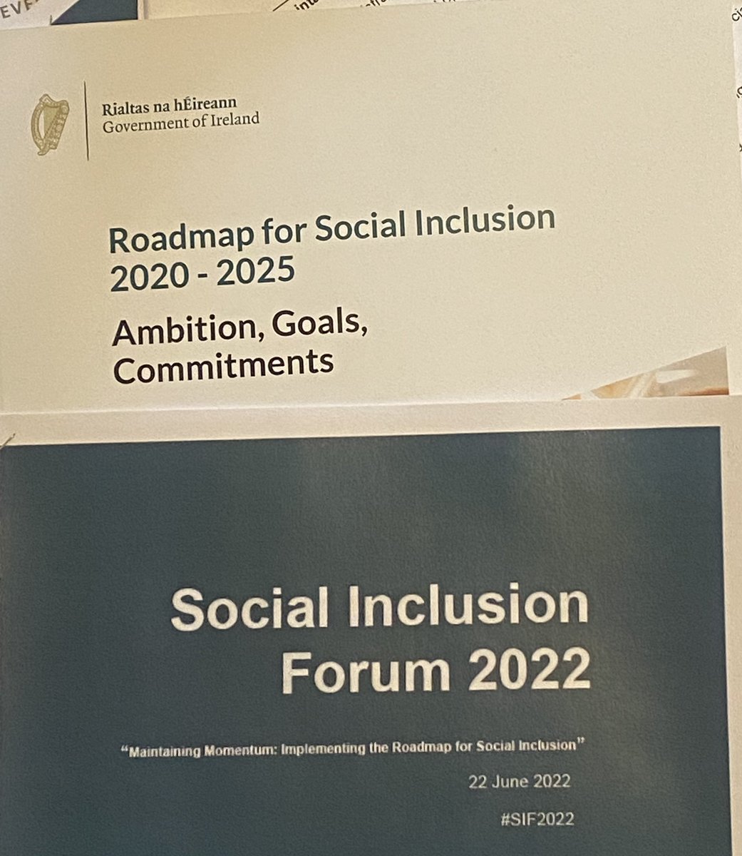 joefingalgreen's tweet photo. Looking forward to a day of engagement at the #SIF2022. As Minister of State with responsibility for the Roadmap for Social Inclusion, the Social Inclusion Forum is a hugely important event because what is discussed today informs policies as we look to #budget2023 https://t.co/RVOPf11z3x