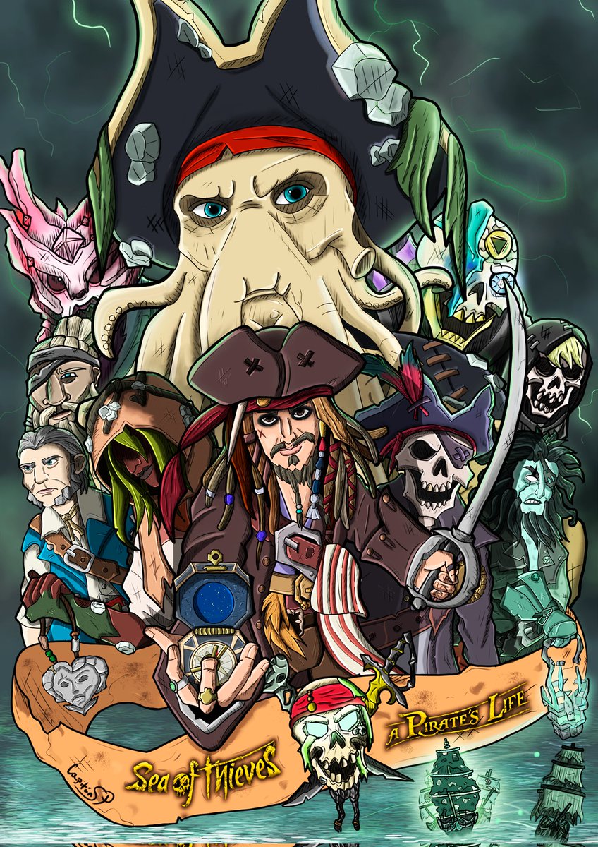 The day has come... happy anniversary Sea of Thieves: A Pirate's Life!! ☠️🥳
Thank you so much to all the developers who made this dream come true!! ✨️
#SeaOfThieves #BeMorePirate