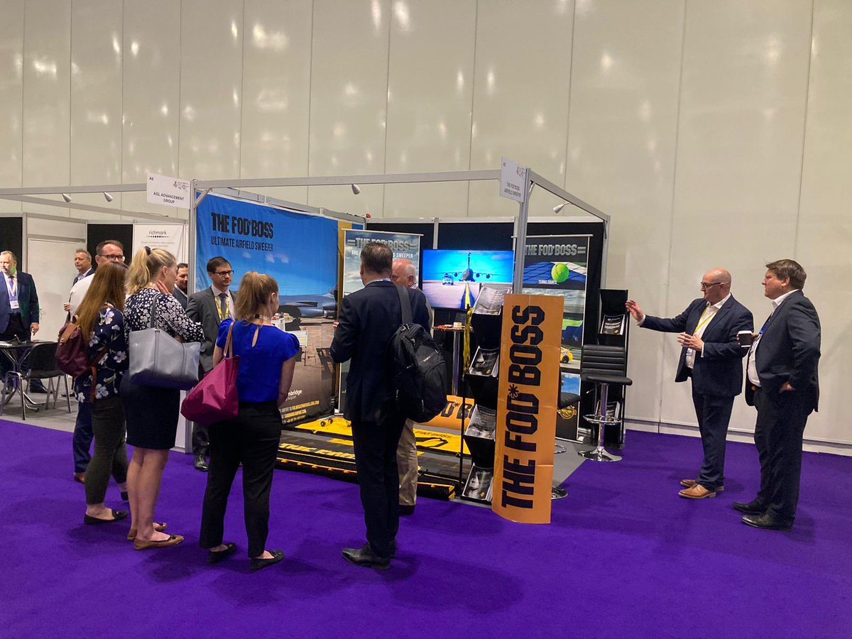 It’s a busy start to British-Irish Airports EXPO, where we’re showcasing the ultimate airfield sweeper, FOD*BOSS!

👉Visit Stand A5

#team #cambridgecityairport #fodboss #biaexpo
