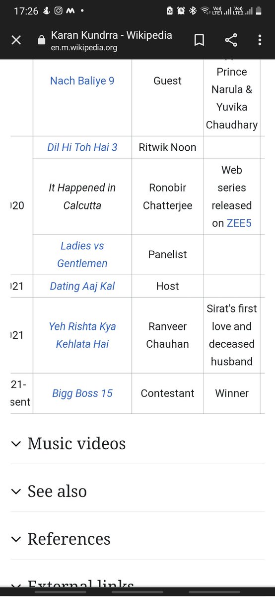 chizaruai's tweet photo. Remembering those days when squad's genuinely believed google and Wikipedia nd trended karphi😭😭😭
Hope ab tak toh patha chala honge ki Wikipedia mein edit karne ka option thii
#TejasswiPrakash #bbdays😂😭 https://t.co/abeiANp5Ip