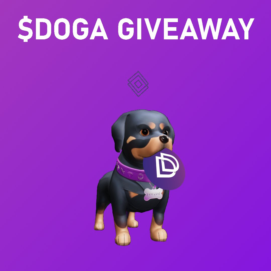 Today is #DogaDay ! We will finally be able to open our Gen2 boxes🥳
To celebrate this and also my 150 followers, I'm doing a giveaway of 150 $DOGA

1⃣Like + RT 
2⃣Follow me (@GouiLLed)

Results 24/06 12:00PM with Twitterpicker
#Dogami #Tezos #PlayAndEarn