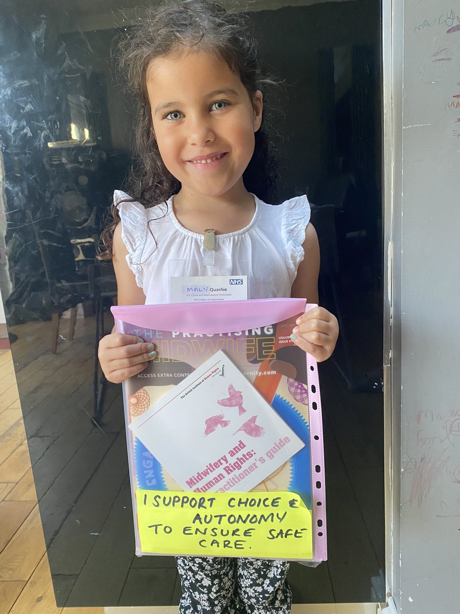 QuashieMichelle's tweet image. Today my daughter has been asked to go to school as a real life hero. 

A few examples were given but a she chose to be a #midwife

She’s well prepared, well versed and has some great resources to hand.

Safe care is her expertise. 

@birthrightsorg 
@WRAglobal @TPM_Journal