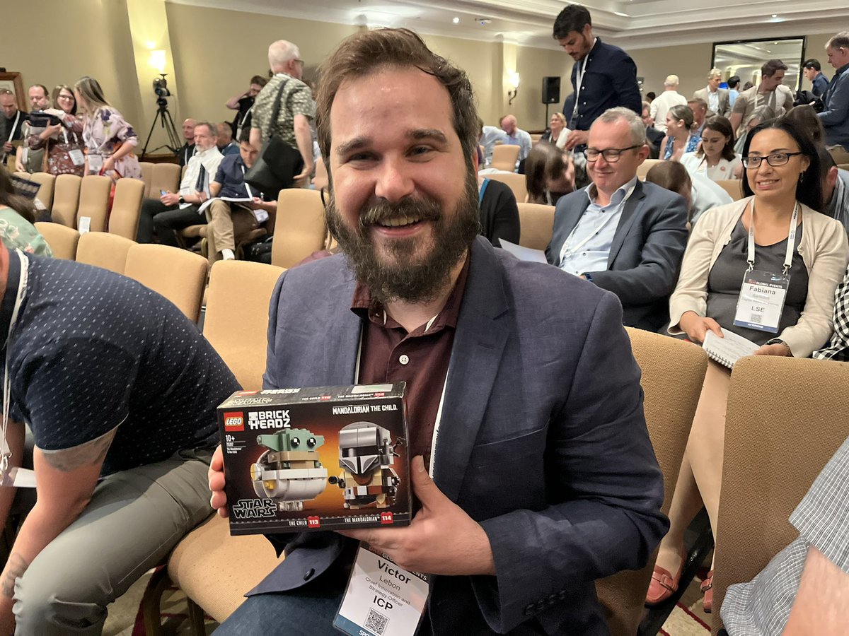 Our #DAMEU LEGO Keynote Prize winner! Have fun <a href="/icp_global/">icp</a> 🧱