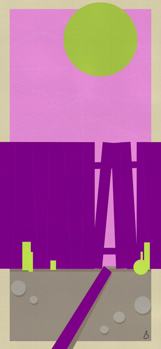 BenitoArt's tweet photo. Gm! Today is day 24 of my 30 day abstract challenge! This piece is named, ‘The Dog Escaped Again’. Inspired by...you guessed it...my dog escaping the garden! Should have named it Houdini 🤣 #abstractchallenge #abstract #nft #30daychallenge https://t.co/XbXzVHzOWm