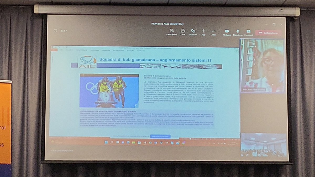 Motta's tweet image. Tattiche con mezzi diversi 
Procedure di #CyberSecurity comparabili con i #workaround giamaicani #LuisaFranchina @globsit @Alias_Srl