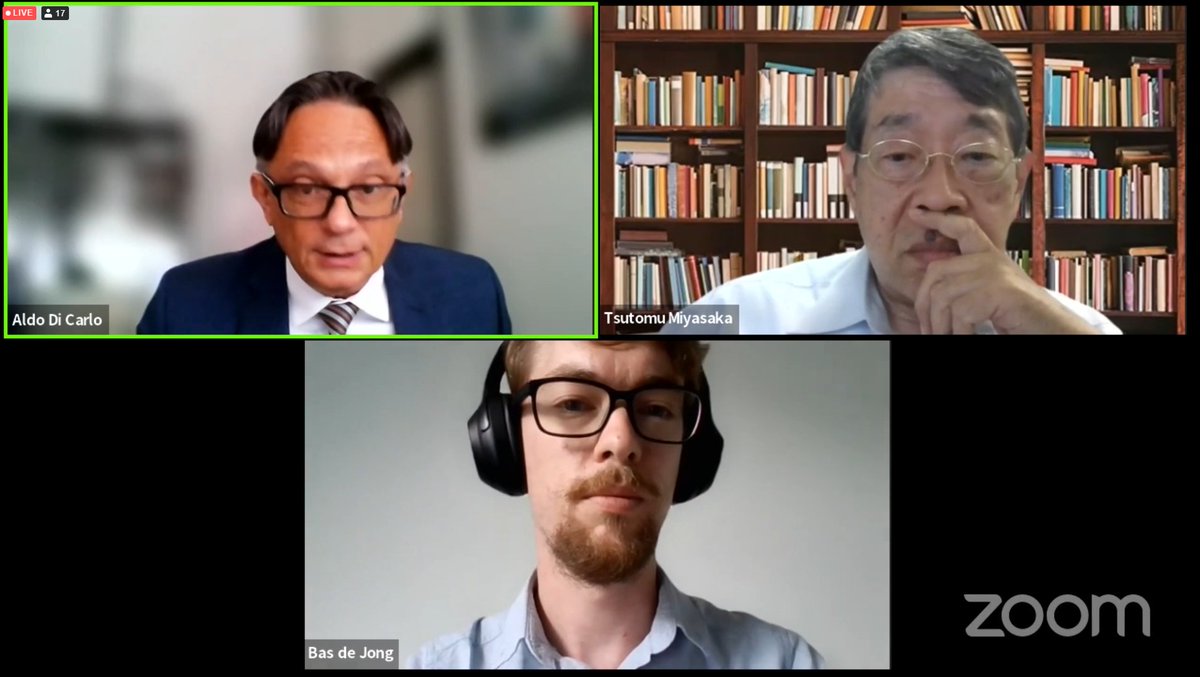nanoGe_Conf's tweet photo. 🔵Discussion of the second day of the Online Conference on New Generation #Photovoltaics for Space (#PVSPACE).

🗣️ Tsutomu Miyasaka and Bas de Jong have participated in the debate.

👉See the conference program here: https://t.co/cD35THUIMO https://t.co/OoiXJ25Q7n