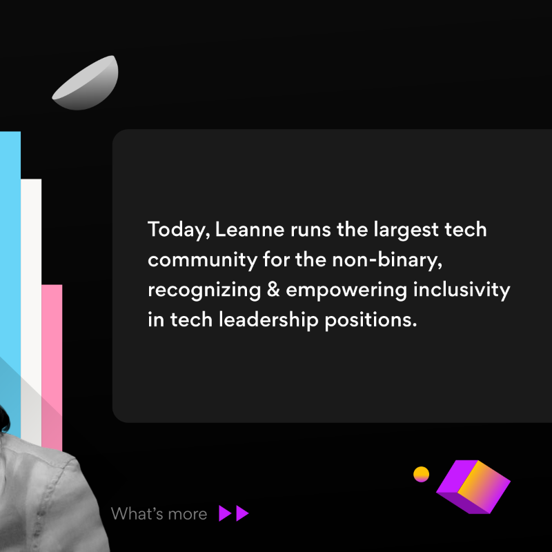 turingcom's tweet photo. Meet this week's #LGBTQIA+ icon in STEM โ Leanne Pittsford.
@lepitts is the Founder + CEO at Include and @lesbiantech ๐
Lesbians Who Tech is the world's largest LGBTQ community of technologists, with over 60,000 members ๐
#PrideAtTuring #PrideMonth